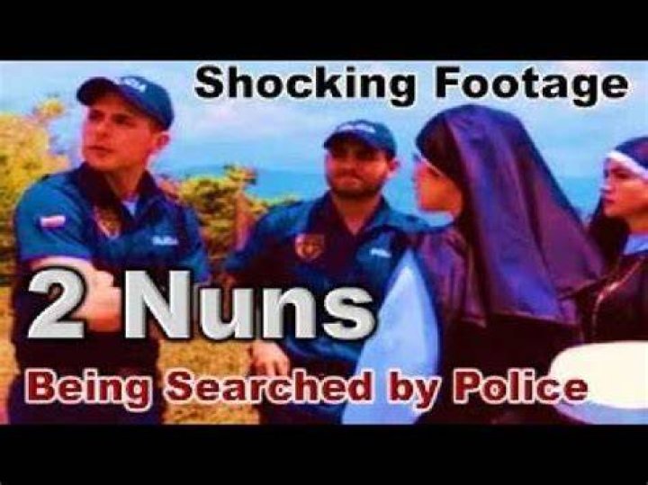 2 Nuns being searched by police video twitter leaked, Special Video