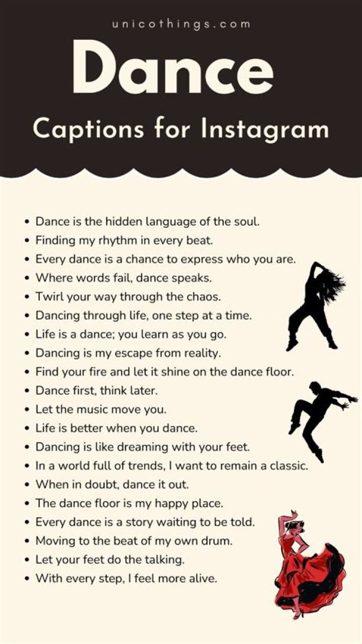 250+ Dance Captions For Instagram 2023 (Best, Funny, Couple, Wedding)