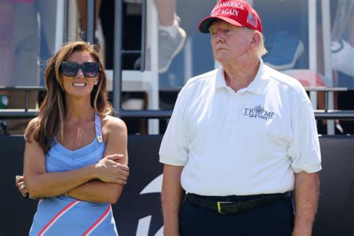 Alina Habba with Donald Trump