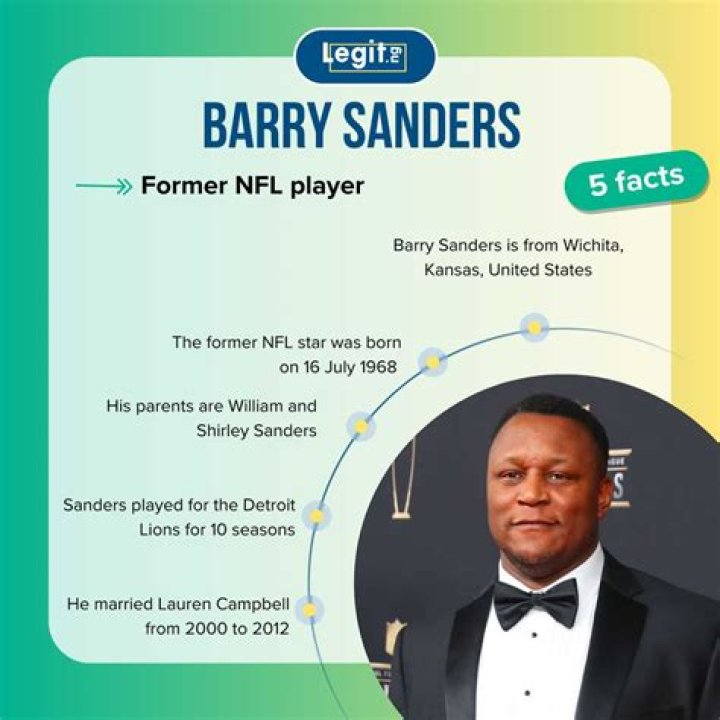 Barry Sanders Net Worth How Much is the NFL Legend Wealth 2023?