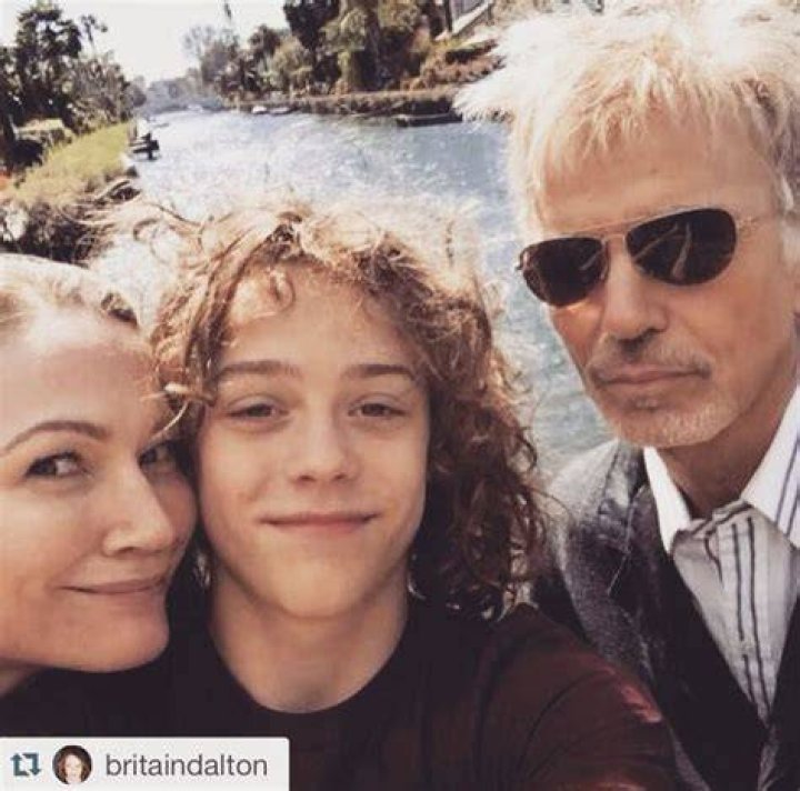 Britain Dalton with his father Jeremy Dalton