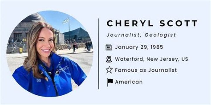 Cheryl Scott is an American journalist.She was born on January 29, 1985