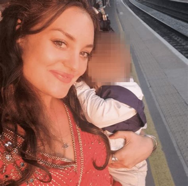Constance Marten with her child