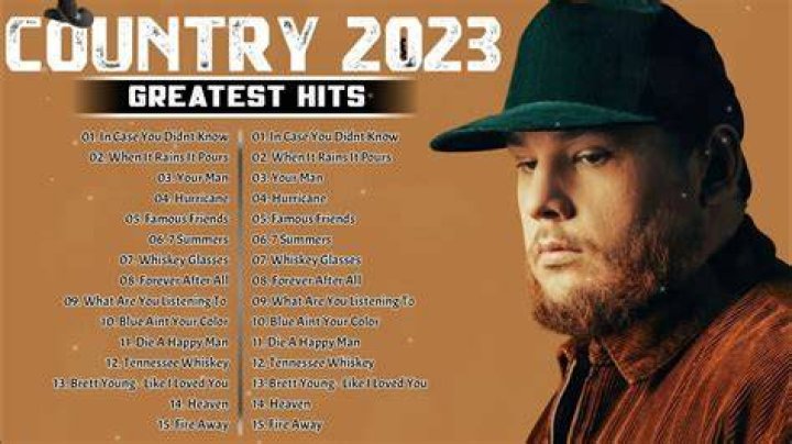 Country Music Playlist 2023 - Brett Young, Luke Combs, Luke Bryan, Chris Stapleton, Kane Brown - new country song about quitting drinking