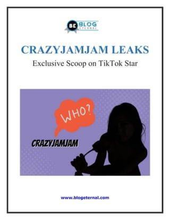 Crazyjamjam_ Nude Jamie TikTok Star Leaked! TheNudeBay