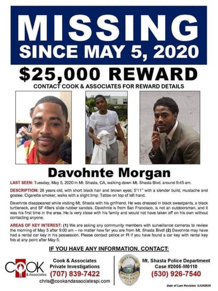 Davohnte Morgan Missing Updates
