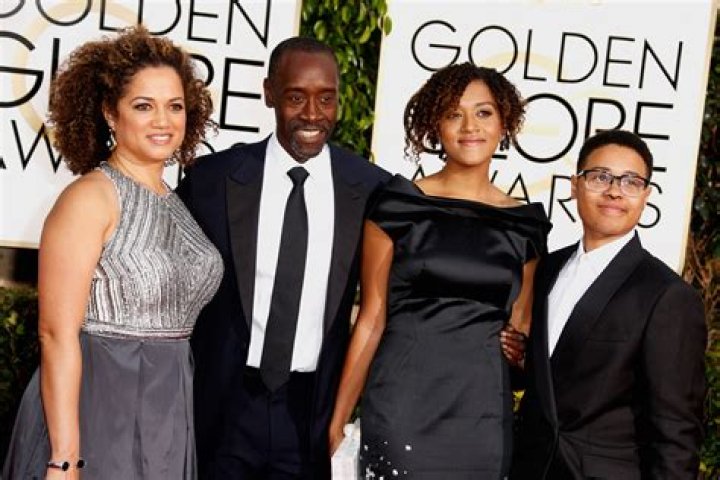 don cheadle & family Black celebrity kids, Celebrity families, Black