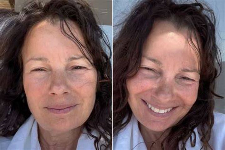 Fran Drescher stuns in makeup free selfie despite being sick in bed