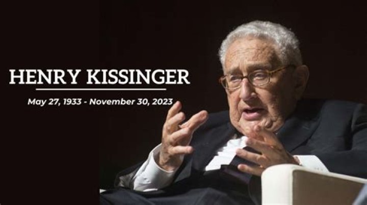 Henry Kissinger dead at 100