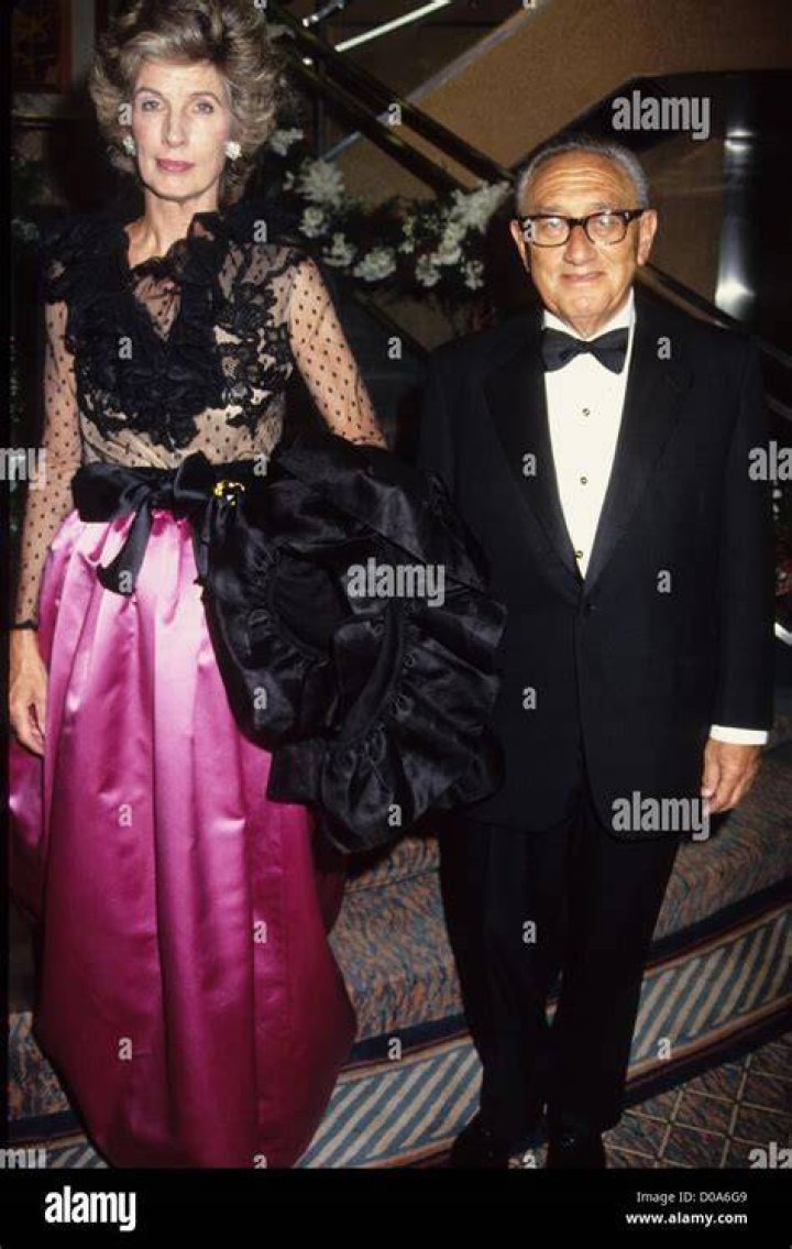 Henry Kissinger with wife Nancy Kissinger