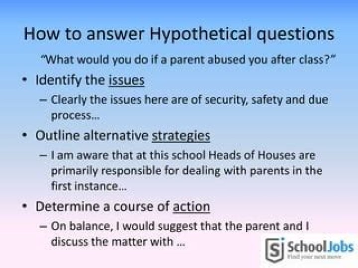 How To Answer Hypothetical Questions In Interviews Preparing For