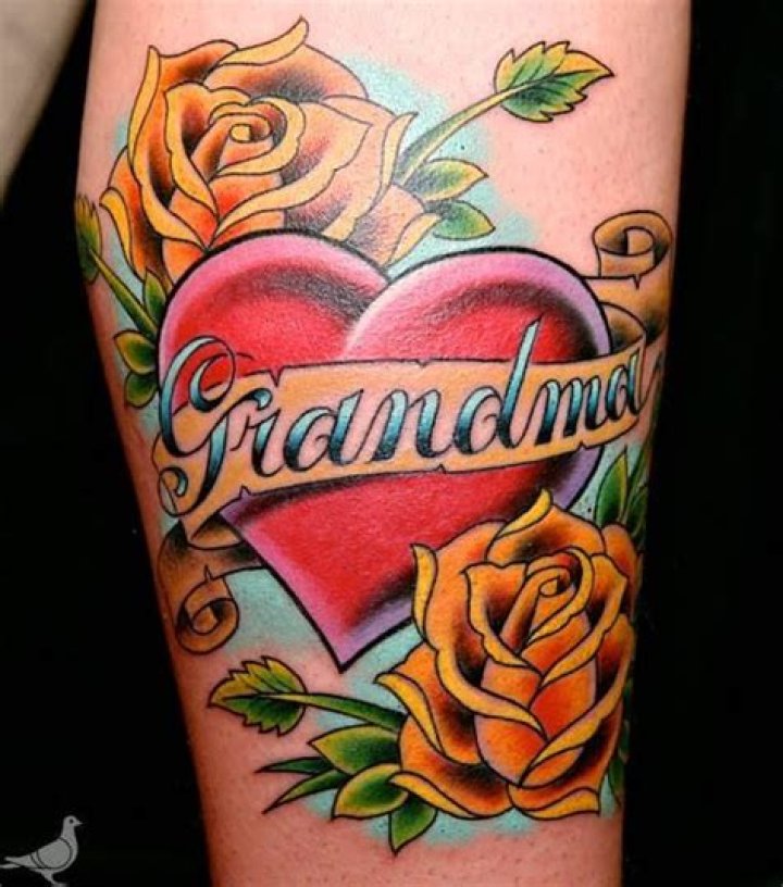 In memory of Grandma tattoo banksy inmemory newgrandma Grandma