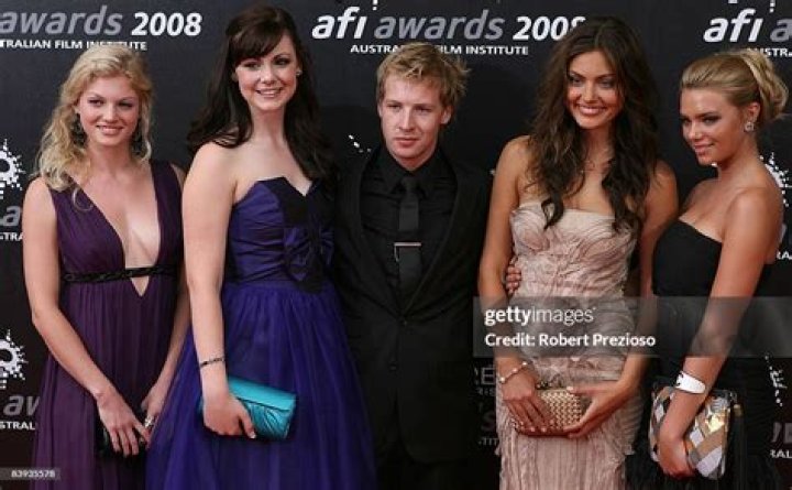 Indiana Evans y Angus McLaren con unos amigos MermaidsH2O