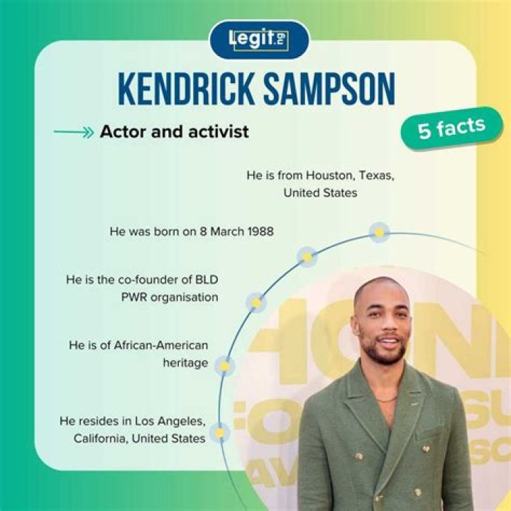 Kendrick Sampson 2nd Annual "Saving Innocence" Gala Red Carpet The