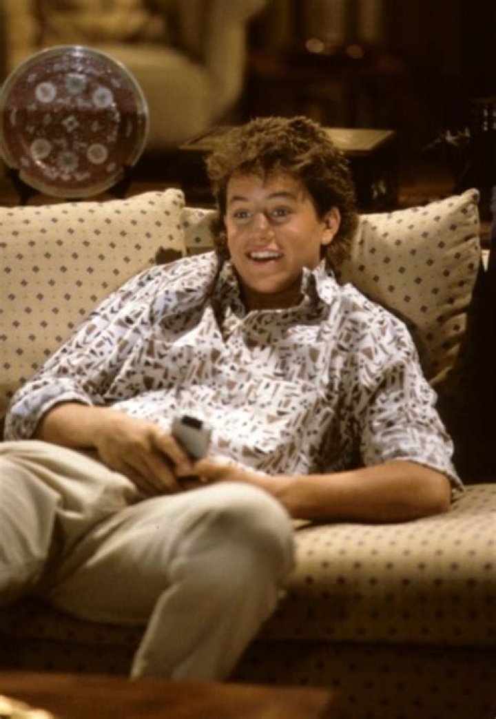 Kirk Cameron on the set of Growing Pains in 1986 Kirk cameron