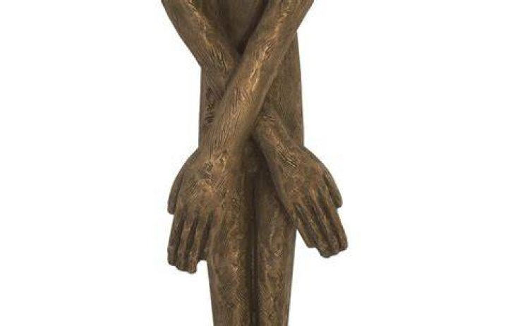 Lloyd Wall Sculpture, Resin, Bronze Finish Wall sculptures, Silver