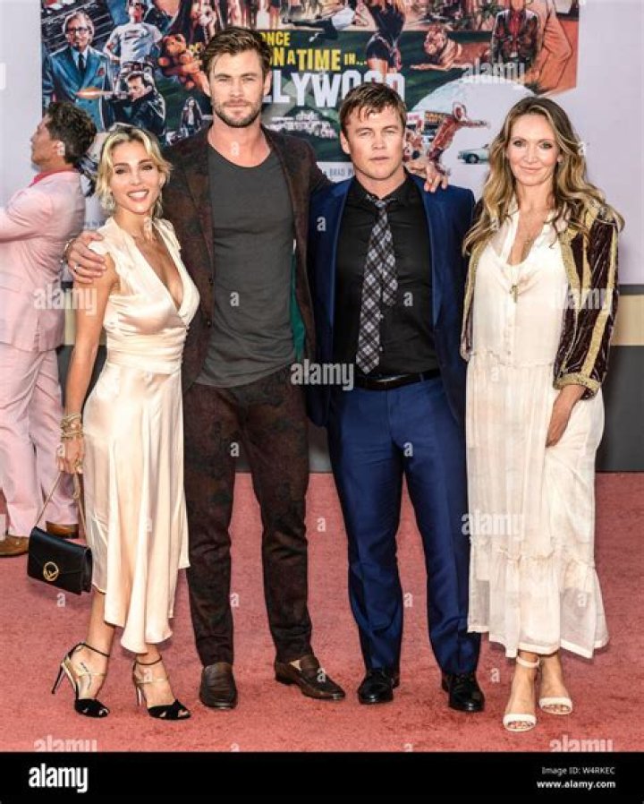 Luke Hemsworth and Samantha Hemsworth attend the Premiere of HBO's