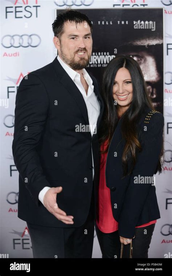Marcus Luttrell, Melanie Juneau at theLone Survivor Premiere at the TCL