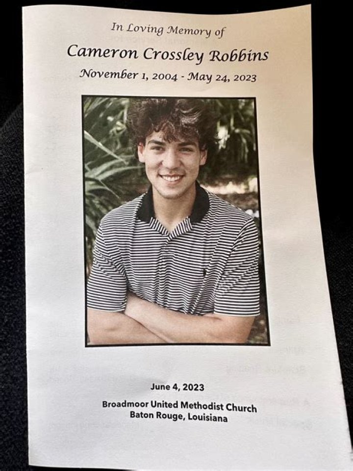 Missing LSU student Cameron Robbins