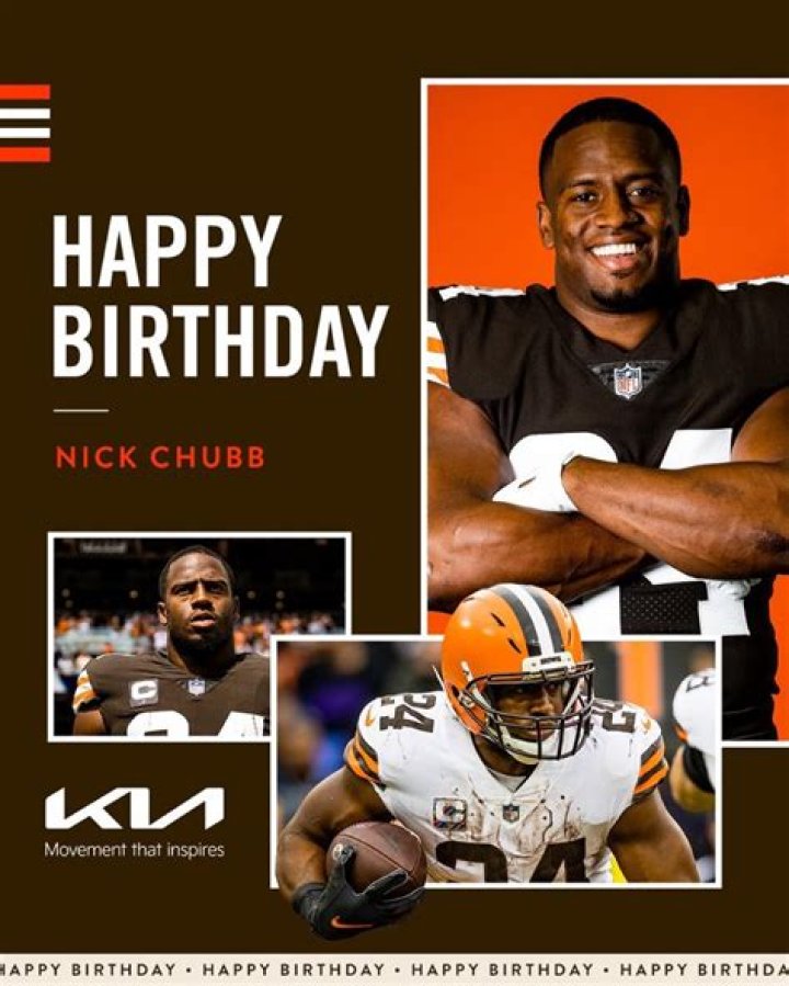 Nick Chubb Birthday 2023 (December 27, 2023) Year In Days
