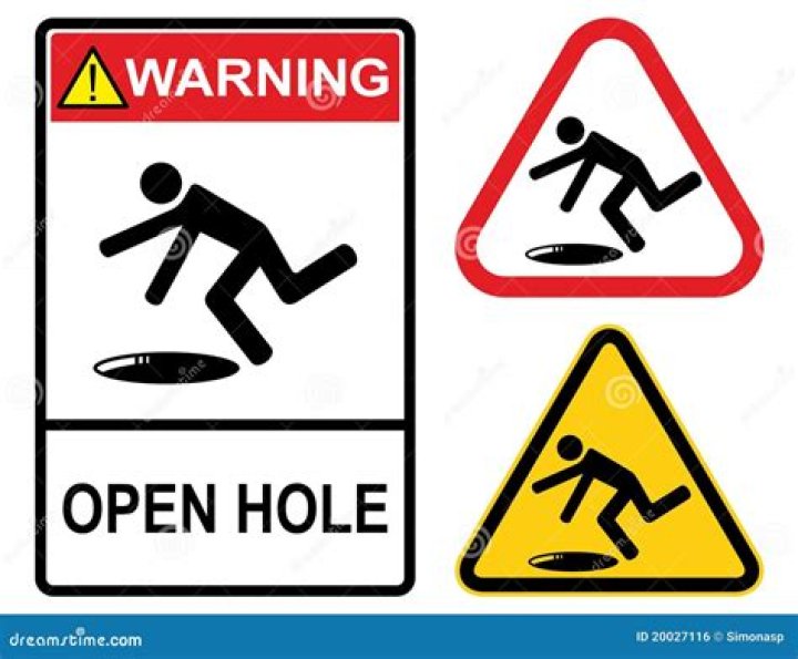 Open hole stock vector. Illustration of isolated, alert 20027116