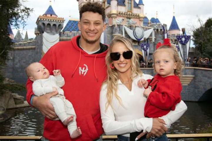 Patrick Mahomes and his pregnant wife Brittany share a rare family