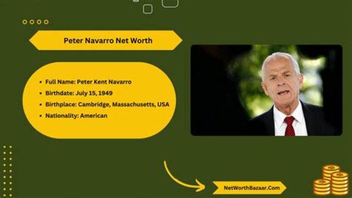 Peter Navarro Net Worth (Updated 2022) Net Worth Informant