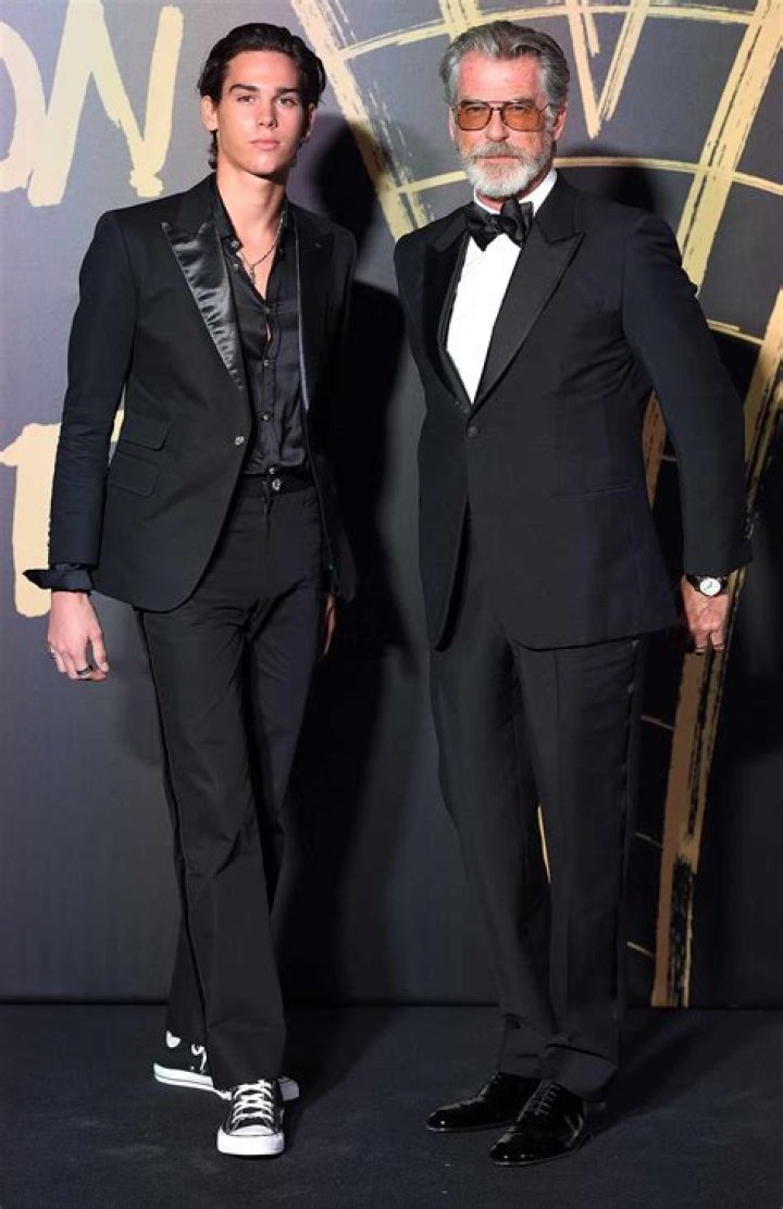 Pierce Brosnan, Son Paris Brosnan Hang In Malibu (PHOTO) HuffPost
