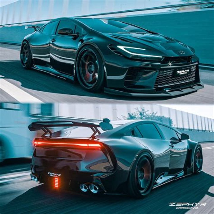Prototype Wide Wide Body Kit for new Prius by Zephyr Designs