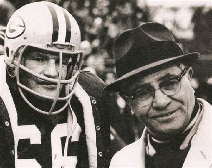 Ray Nitschke & Vince Lombardi GREEN BAY PACKERS Photo Picture Lambeau