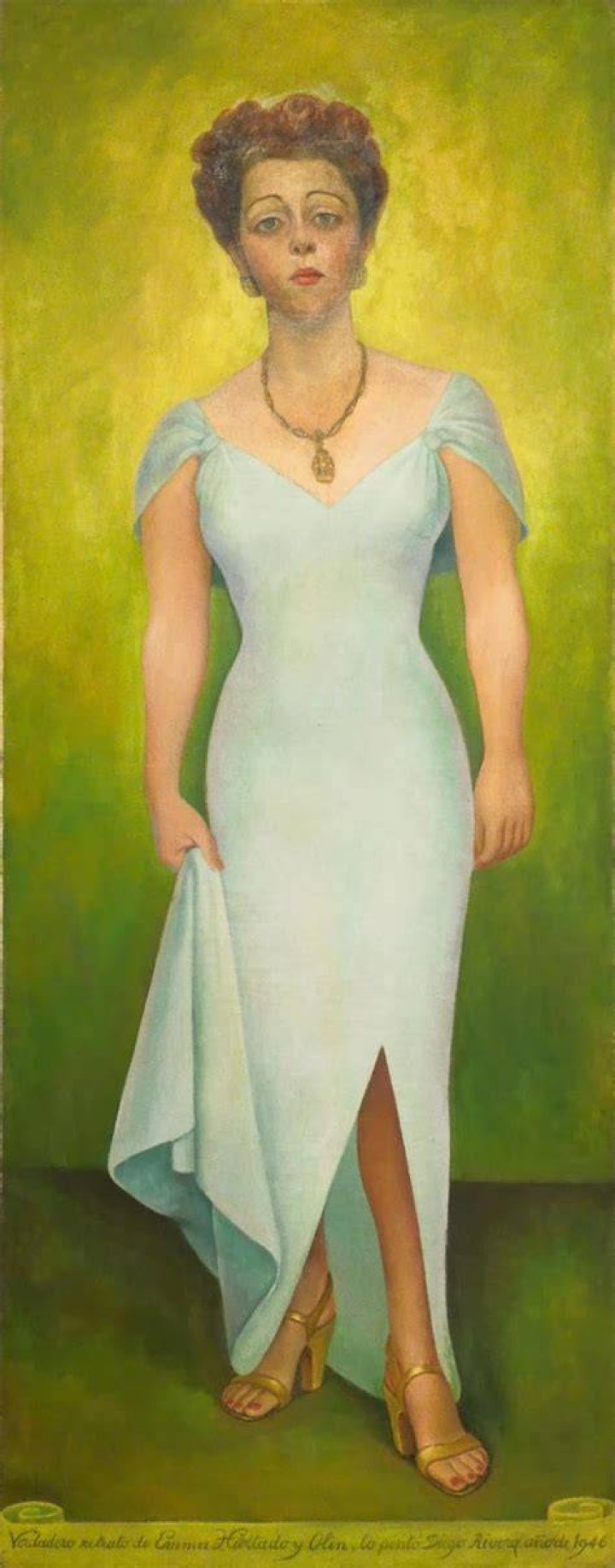 Retrato de Emma Hurtado y Olin 1946 Exhibida en el MUSA de Guadalajara