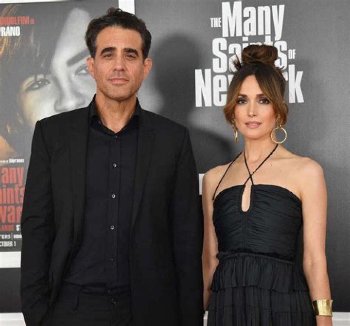 Rose Byrne and Bobby Cannavale's newborn son Rocco frowns as his doting