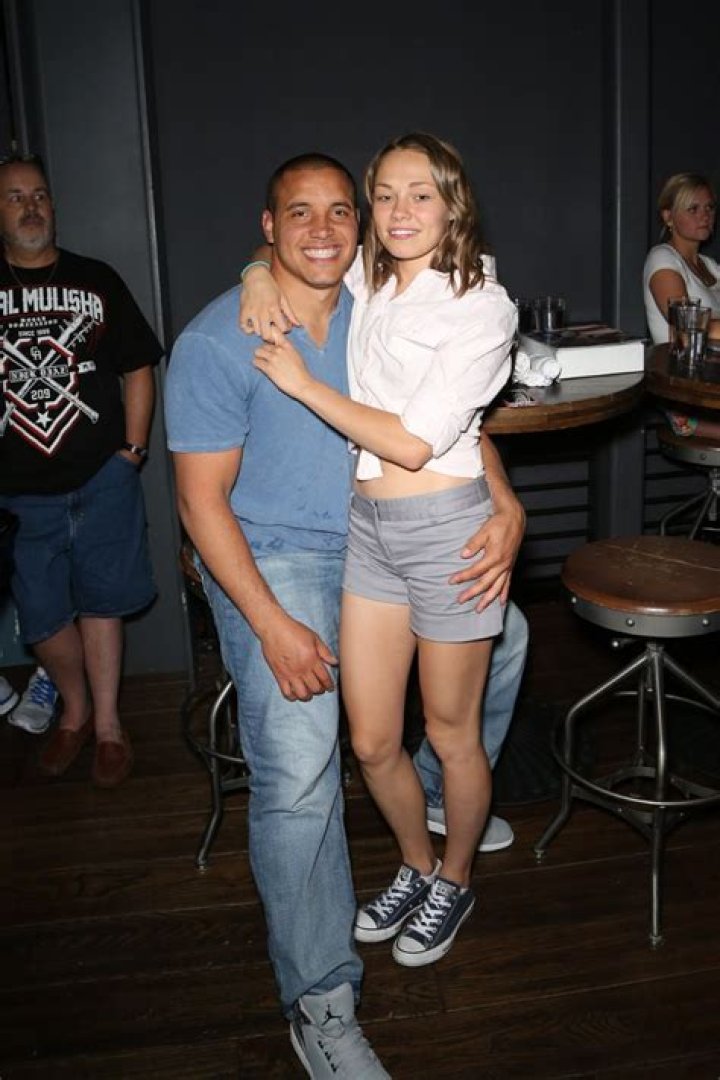 Rose Namajunas with her fiance Pat Barry