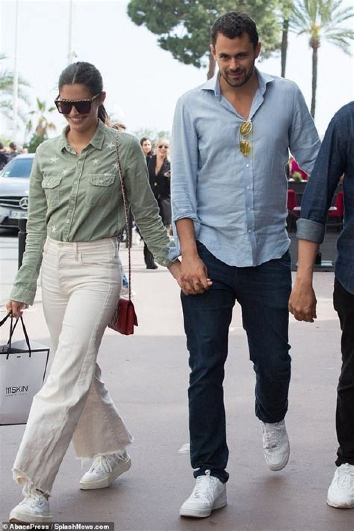 Sara Sampaio holds hands with boyfriend Oliver Ripley in Cannes Daily