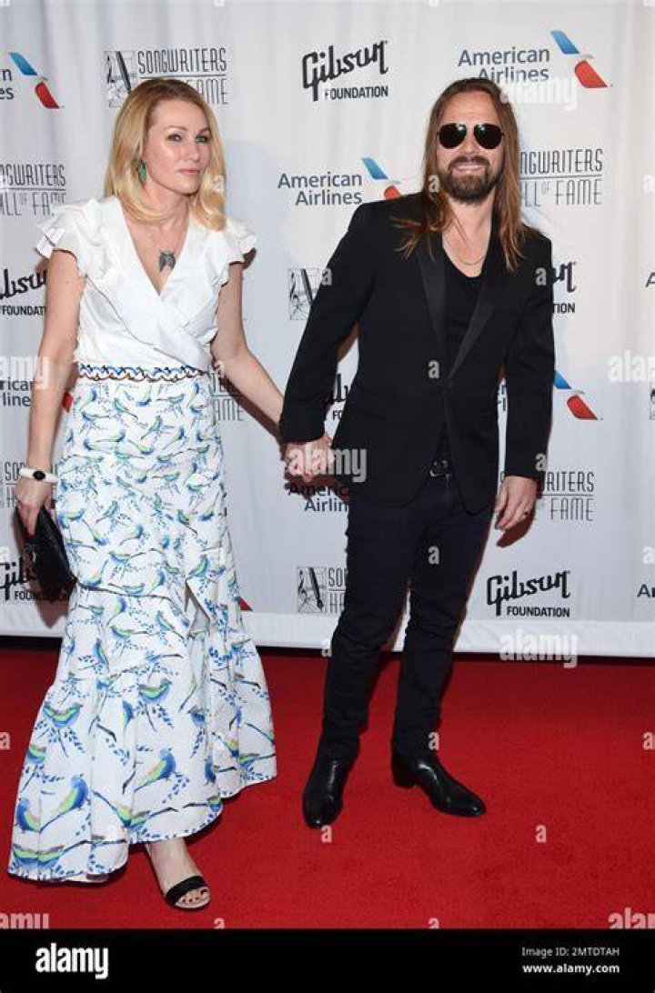 Swedish songwriter Max Martin and his wife Jenny Petersson attend the