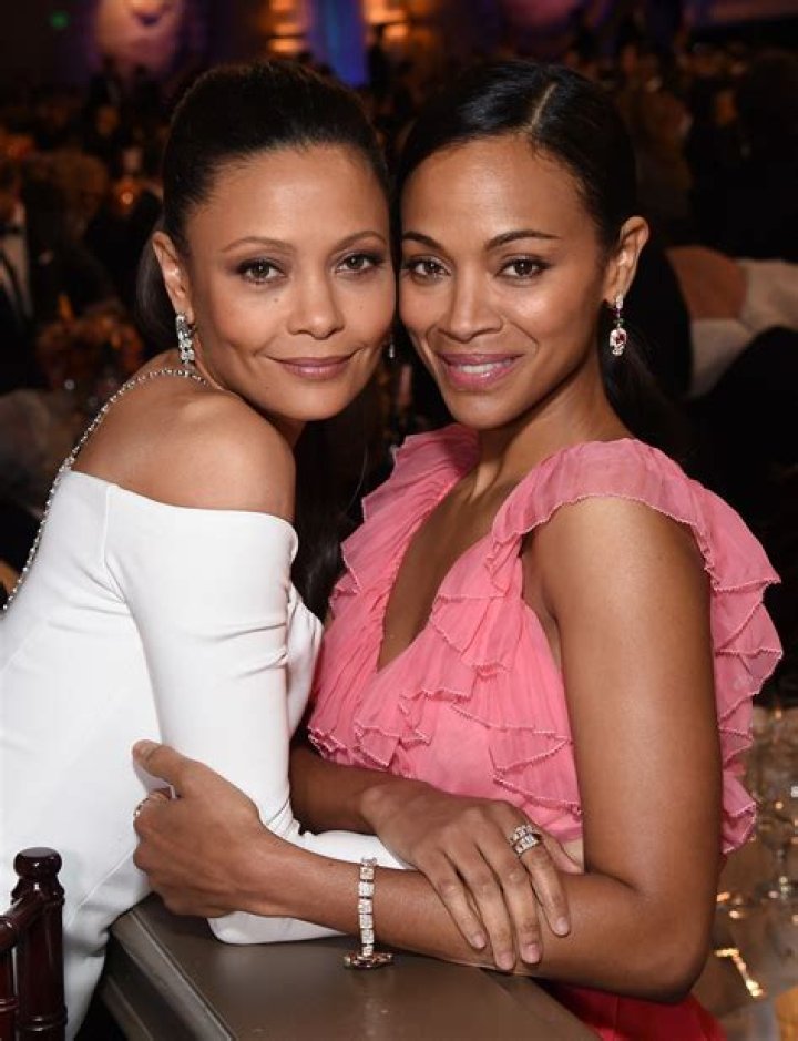 Thandie Newton in Monse and Zoe Saldana Celebrity look, Celebrities