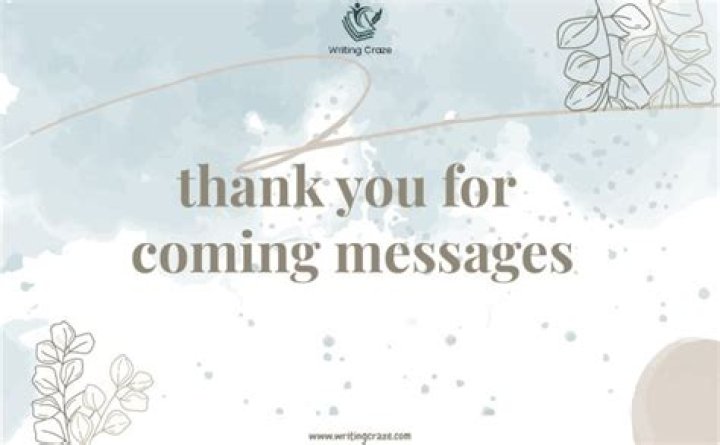 Thank You Messages for Coming to my Birthday Party