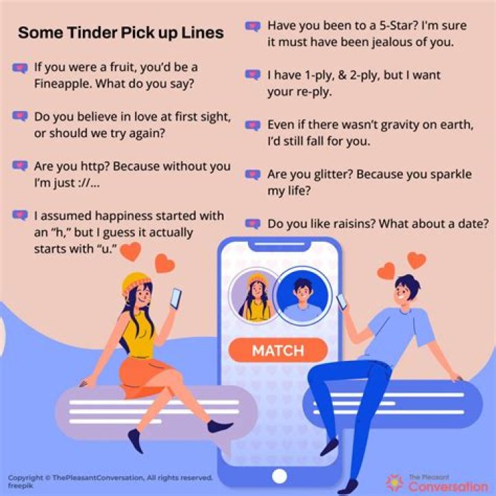 Tinder pick up lines to impress (&bull; ͡&deg; ͜ʖ ͡&deg;&bull;) at first conversation