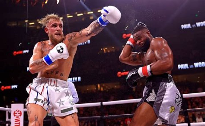Tyron Woodley vs. Jake Paul -- Fight Photos