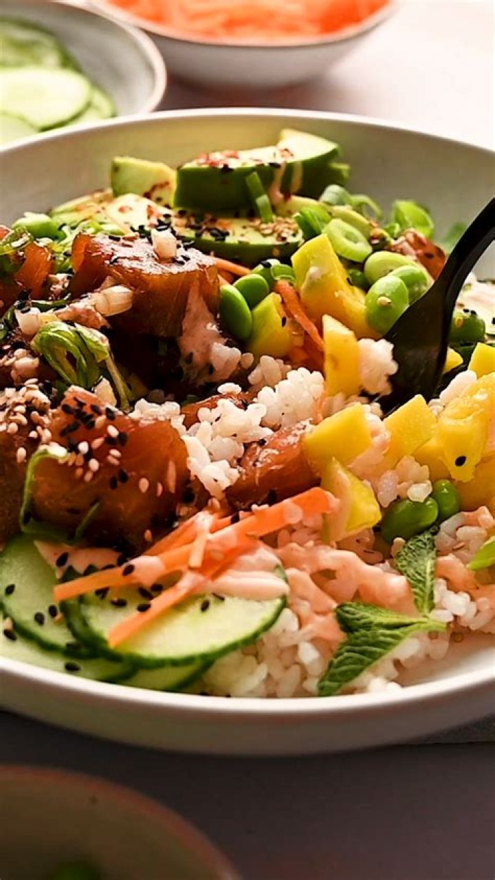 Whole30 Poke Bowls Carolyn's Cooking
